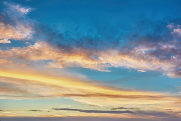 Fragment Sky Clouds Sunset — Stock Photo, Image