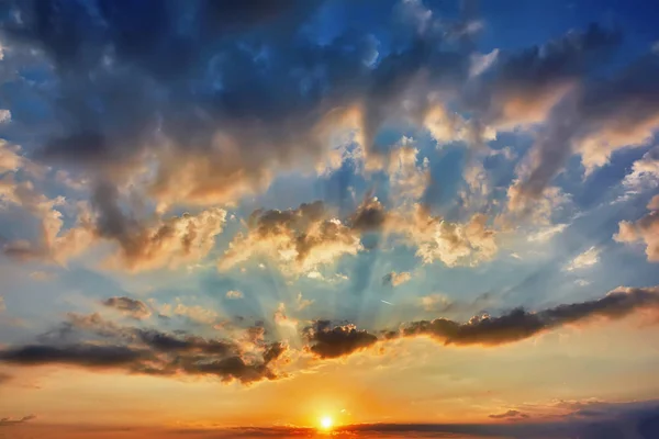 Clouds Sun Sunset — Stock Photo, Image