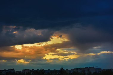 Doğal arka plan - çiçekli kiraz dalları.