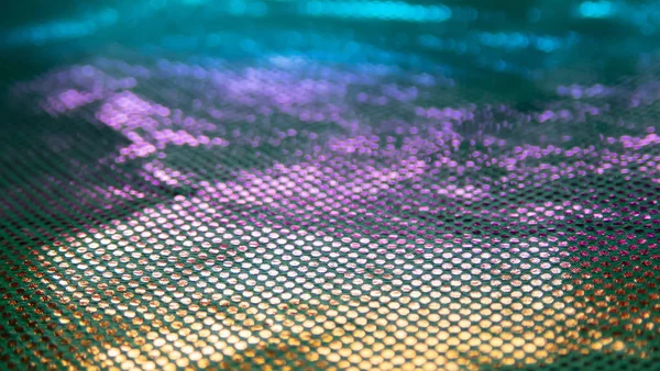 Sıradışı bir yapısı olan parlak soyut bir arkaplan. Gelecekteki ruh hali ve materyal. gökkuşağı rengi 