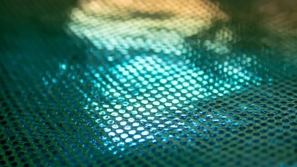 Sıradışı bir yapısı olan parlak soyut bir arkaplan. Gelecekteki ruh hali ve materyal. gökkuşağı rengi 