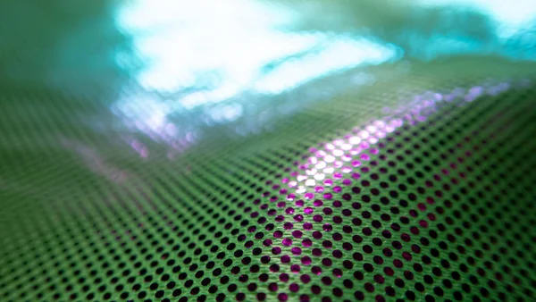 Sıradışı bir yapısı olan parlak soyut bir arkaplan. Gelecekteki ruh hali ve materyal. gökkuşağı rengi 