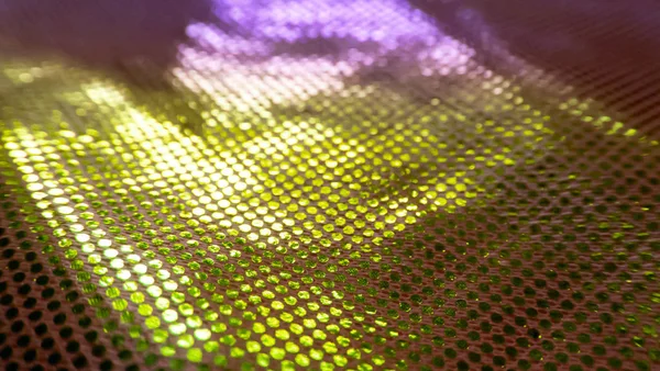 Sıradışı bir yapısı olan parlak soyut bir arkaplan. Gelecekteki ruh hali ve materyal. gökkuşağı rengi 