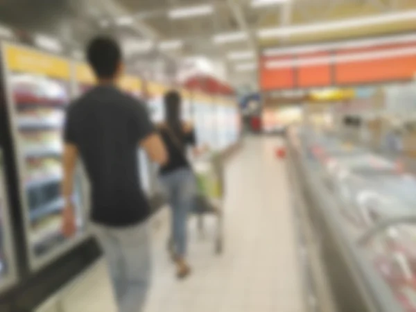 Размытие потребительских покупателей — стоковое фото