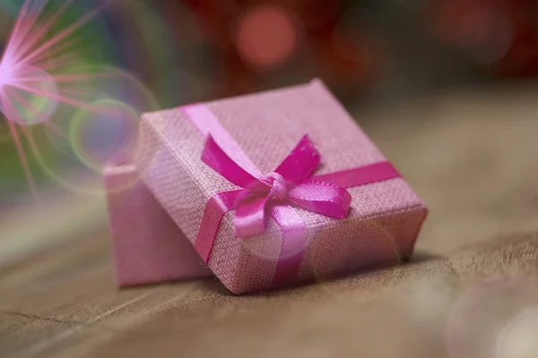 Caja de regalo, vista hermosa —  Fotos de Stock