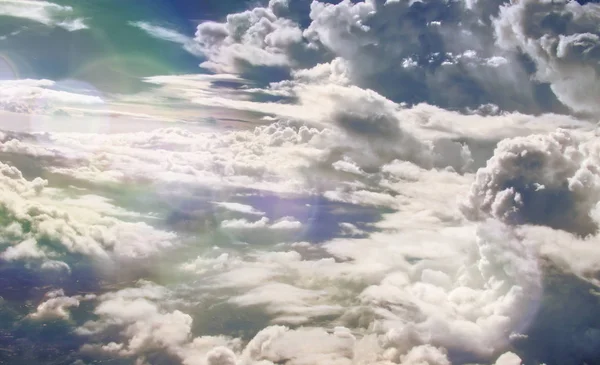 Bulutlar güzel bir görünümü