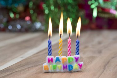 Görüntü toplama mutlu doğum günü mumları.