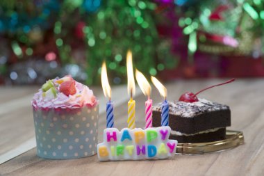 Görüntü toplama mutlu doğum günü mumları.