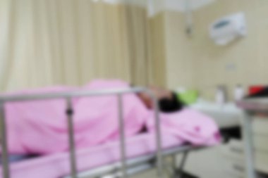 Hastalar hastanede bulanıklık