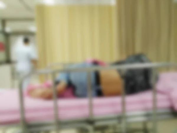 Rozmycie pacjentów w szpitalu — Zdjęcie stockowe