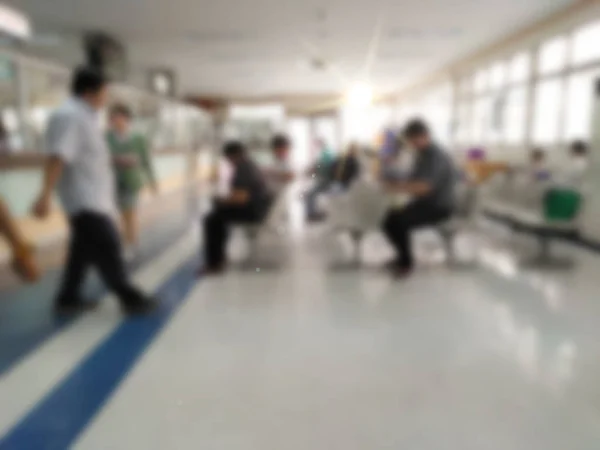 Doentes com Borrão no hospital — Fotografia de Stock