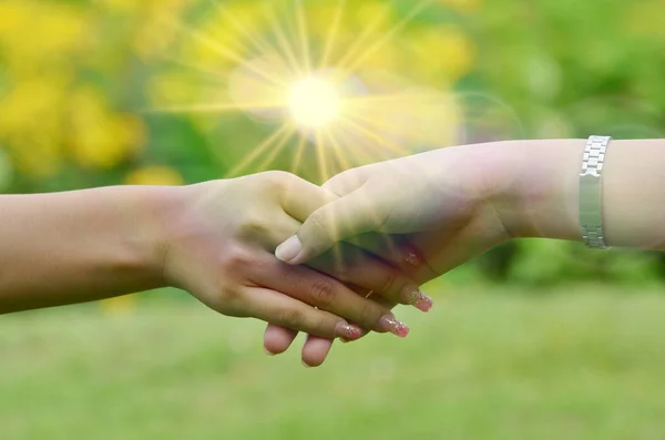 İlişki ve anlayış güzel bir görünümü