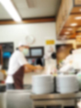 Asya Bleu şefler mutfakta yemek 