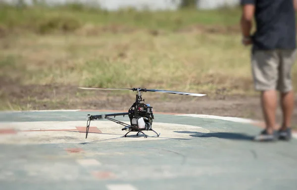 Blurred, Remote control helicopter