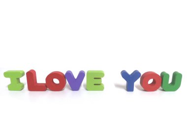  Beyaz arka plan 3d render üzerinde harfler 