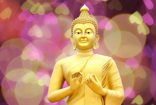 Statua del Buddha d'oro in Thai — Foto Stock