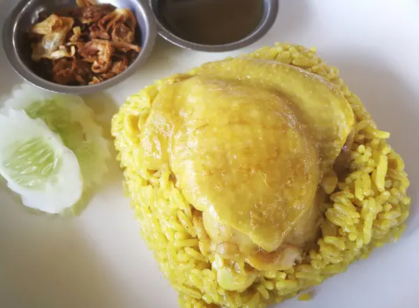 Ayam Kari Beras Dengan Coconu — Stok Foto