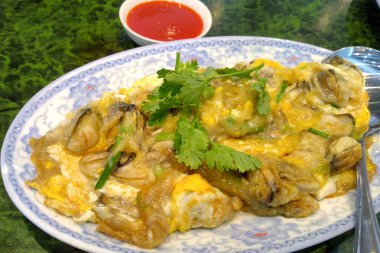 İstiridye sıcak Pan, gıda