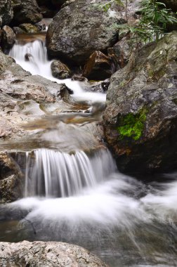 Derin orman şelaleler güzel Tayland