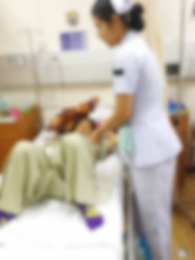 Bulanık hemşire ve hasta