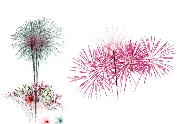 beyaz zemin havai fişek