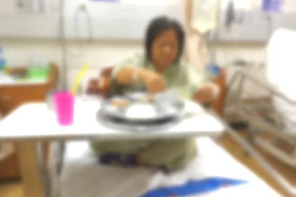 Icu 室で看護師の仕事の画像のぼやけ — ストック写真