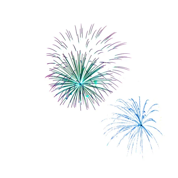 New Year's fireworks — Stock Photo, Image