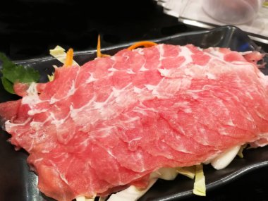 Dilimlenmiş domuz dilimlenmiş