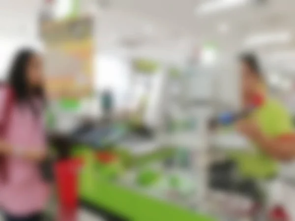 Caixa de Supermercado Blur — Fotografia de Stock