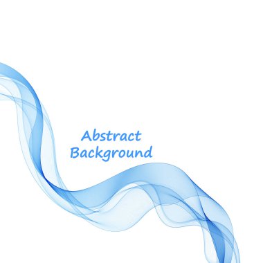 Mavi Dalga. soyut vektör grafikleri