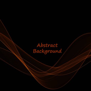 Neon altın soyut dalga. vektör arkaplanı