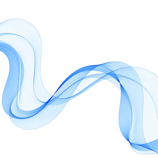 摘要矢量图形 蓝色波浪 广告模板 — 图库矢量图片