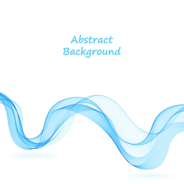 Vague Bleue Fond Abstrait Mise Page Publicitaire Conception Pour Brochure — Image vectorielle