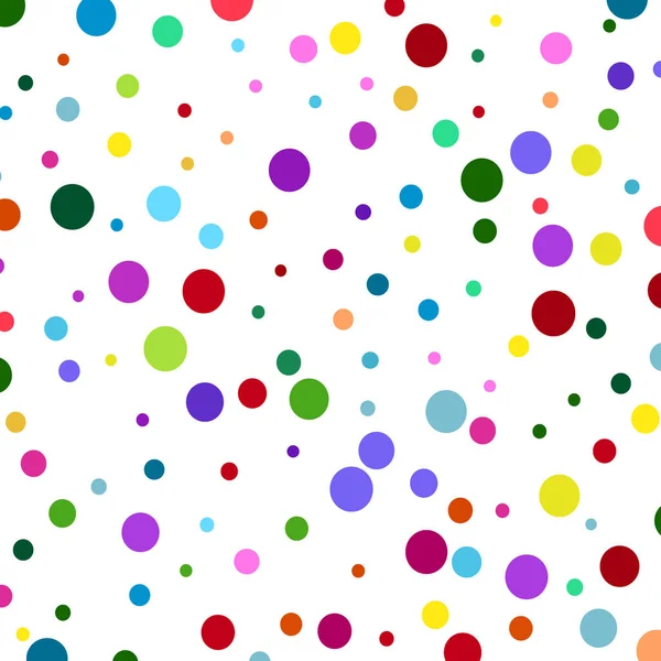 Uroczyste Kolorowe Okrągłe Tło Konfetti Ilustracja Wektorowa Projektowania Wakacji Kart — Wektor stockowy