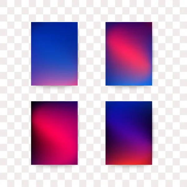 柔和的色彩背景 移动应用的现代屏幕矢量设计 软色抽象渐变 — 图库矢量图片