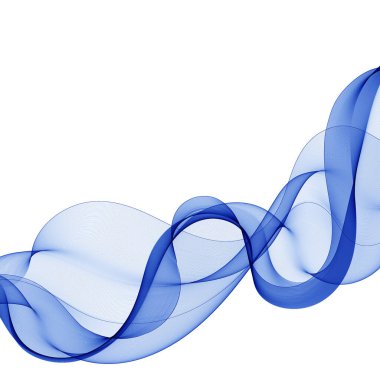 Soyut vektör dalga arkaplanı, tasarım broşürü, web sitesi, broşür için mavi dalgalı satırlar