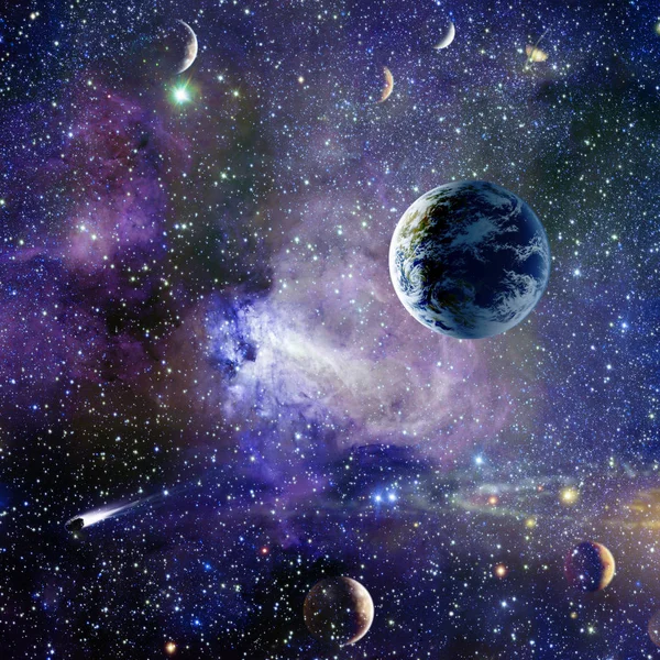 Espacio y planeta Tierra — Foto de Stock