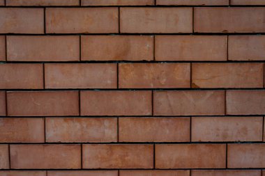 Arkaplan ve doku olarak tuğla duvar.