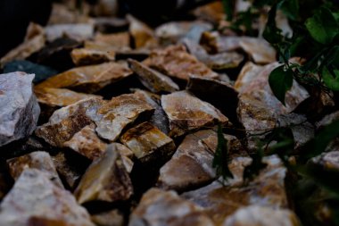 Doku ve arkaplan olarak güzel taşlar