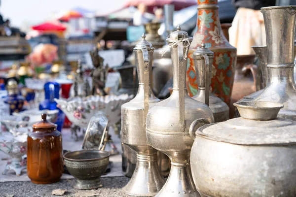 Varios artículos para la venta en la feria — Foto de Stock