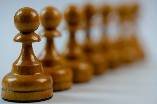 チェス駒、質屋マクロ写真 — ストック写真