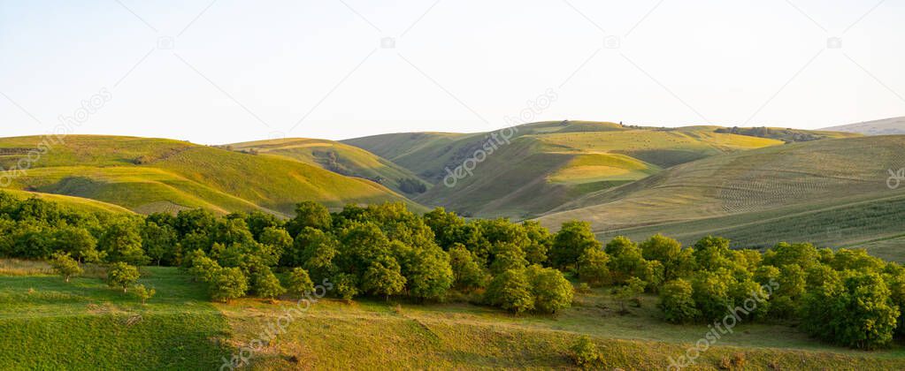 Beautiful landscape in the foothills