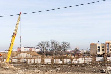 Çok katlı bir konut inşaatı