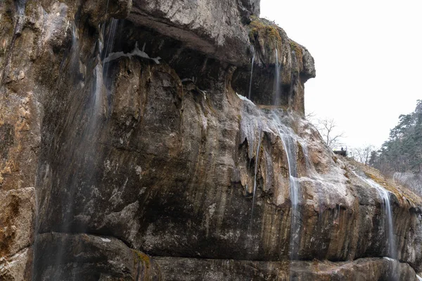 Waterfall Small Streams Mountains — Stock Photo, Image