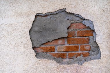 Arka plan ve doku olarak duvardaki yarık