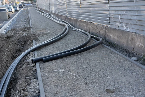 Pipe Laying Ground — Stock Photo, Image