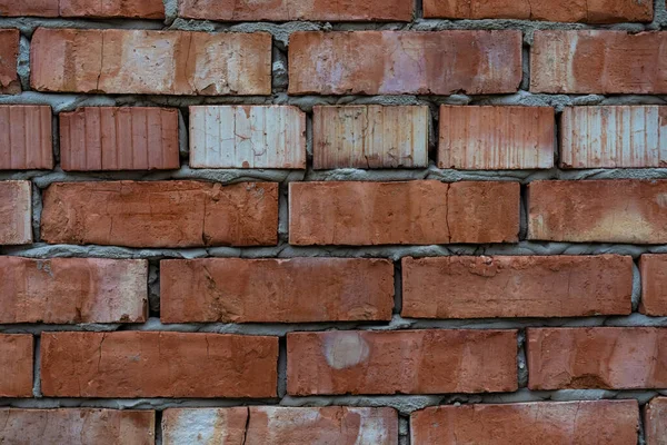 Parede Tijolo Vermelho Como Fundo Textura — Fotografia de Stock