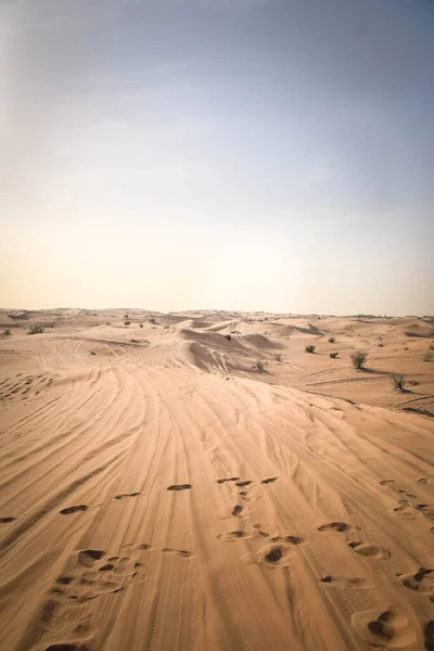Bild Von Unserer Jeep Wüstensafari Toller Tag Der Wüste Sand — Stockfoto