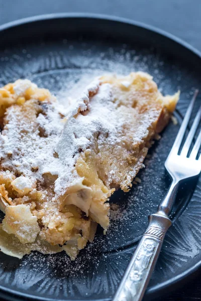 Apple strudel on the plate — Stock Photo, Image