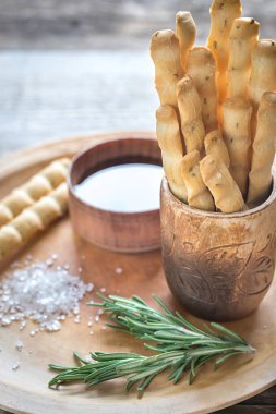 Biberiyeli ekmek ve malzemeler.